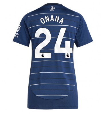 Aston Villa Amadou Onana #24 Tredjetröja Dam 2024-25 Kortärmad